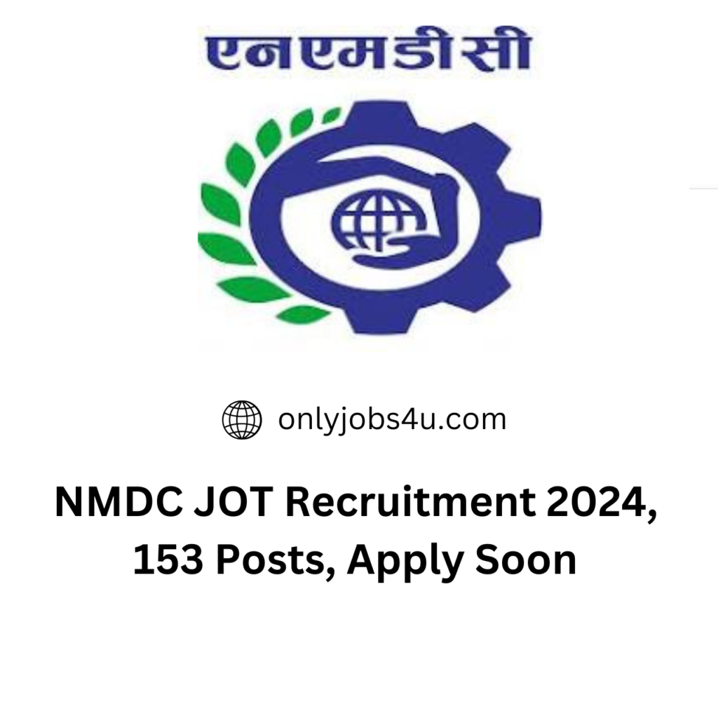 NMDC JOT Recruitment 2024