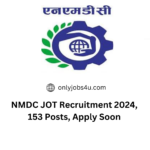 NMDC JOT Recruitment 2024