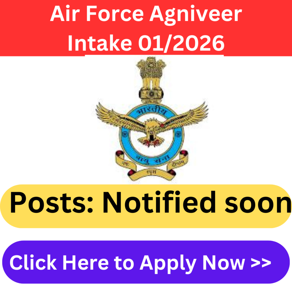 Air Force Agniveer Intake 01/2026