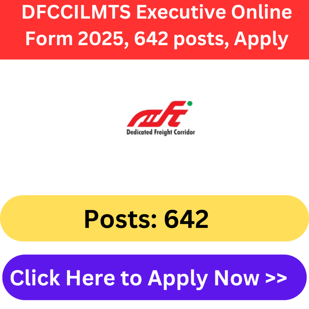 DFCCILMTS Executive Online Form 2025